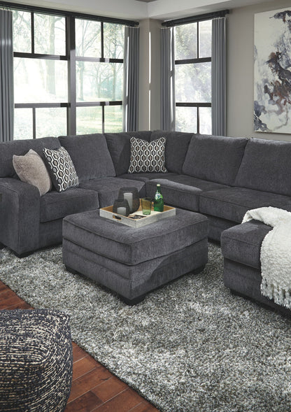 Tracling - Oversized Accent Ottoman - Slate – view 4
