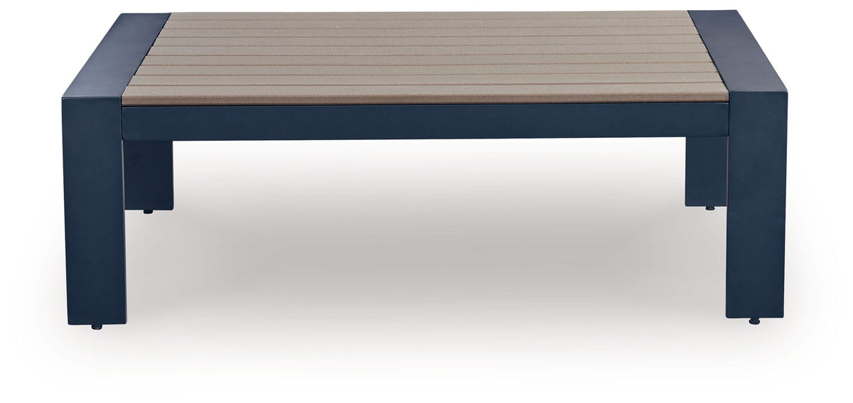 East Beach - Blue - Rectangular Cocktail Table by Ashley – view 8