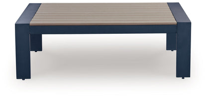 East Beach - Blue - Rectangular Cocktail Table by Ashley – view 8