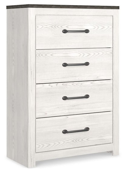 Gerridan - Four Drawer Chest - White / Gray by Ashley – view 4