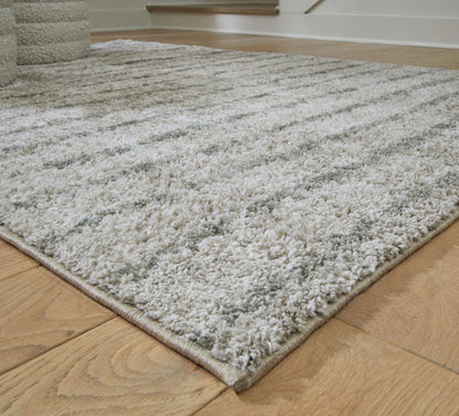 Laddway - 5' x 7' Rug - Cream / Green by Ashley – view 4