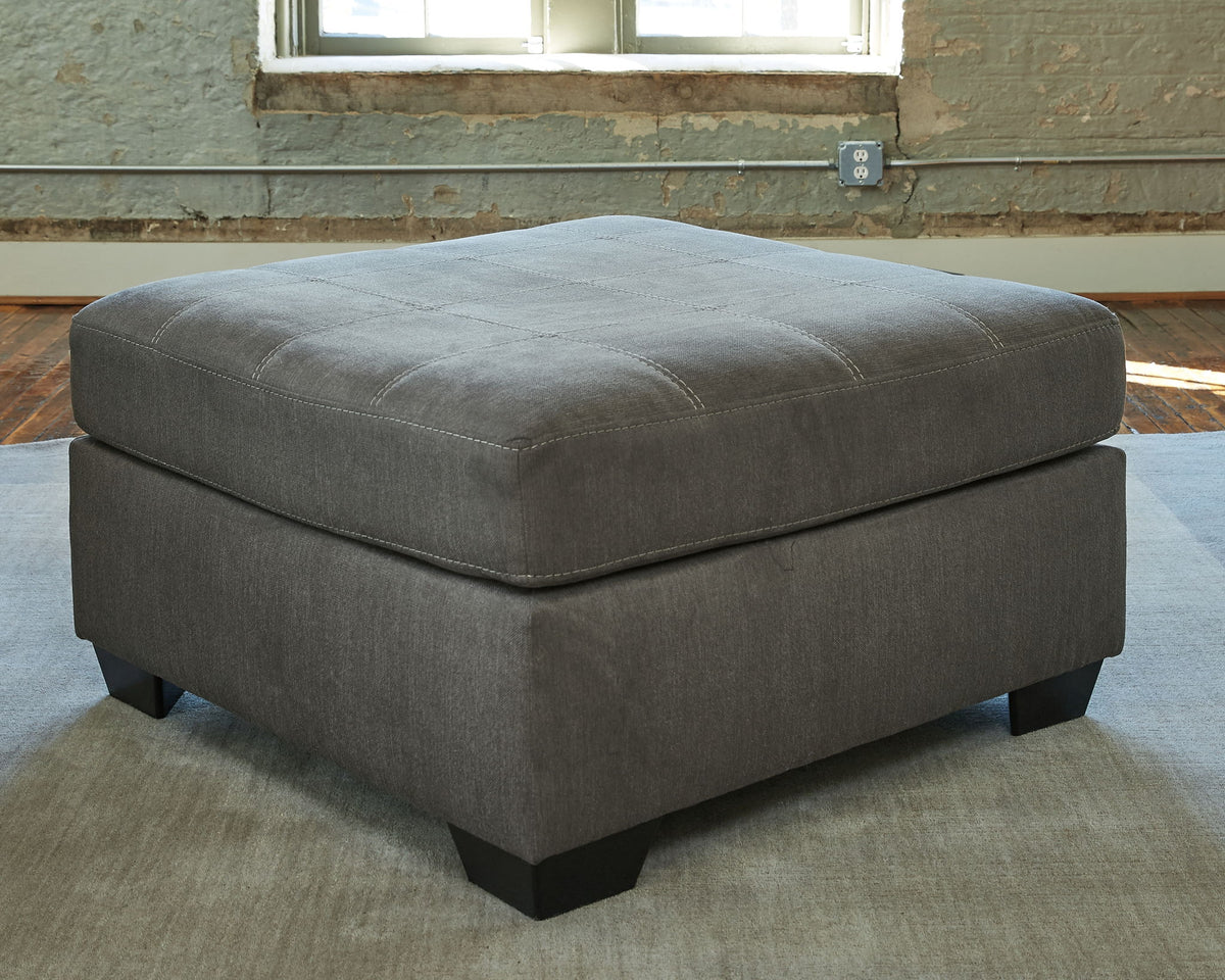 Pitkin - Oversized Accent Ottoman - Slate by Ashley – view 2