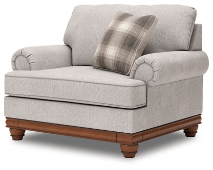 Clearbrooke - Chair And A Half - Sandstone by Ashley – Arm Chairs