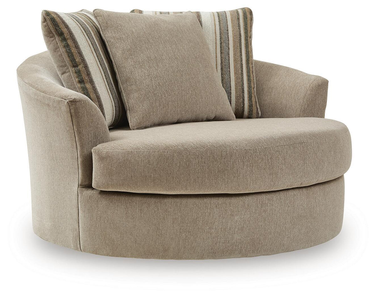 Linenhause - Oversized Swivel Accent Chair - Dune – Swivel Chairs