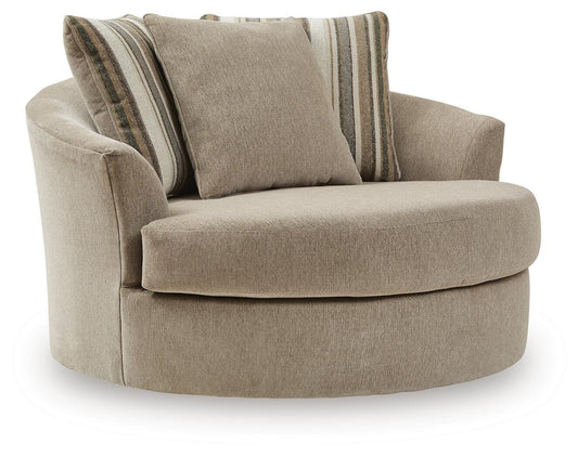 Linenhause - Oversized Swivel Accent Chair - Dune – Swivel Chairs