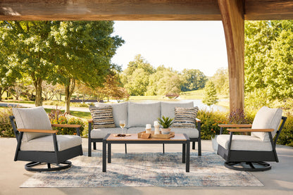 Carmel Highlands - Sofa, Chairs, Table Set (Set of 4) - Dark Brown by Ashley – view 2