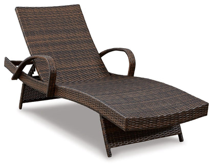 Kantana - Chaise Lounge (Set of 2) - Brown by Ashley – Lounge Chairs