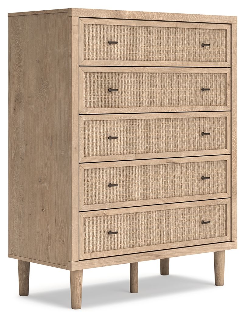 Cielden - Five Drawer Wide Chest - Two-Tone by Ashley – Accent Chests