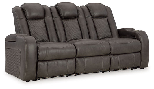 Fyne-dyme - Power Reclining Sofa With Adj Headrest by Ashley – Reclining Sofas