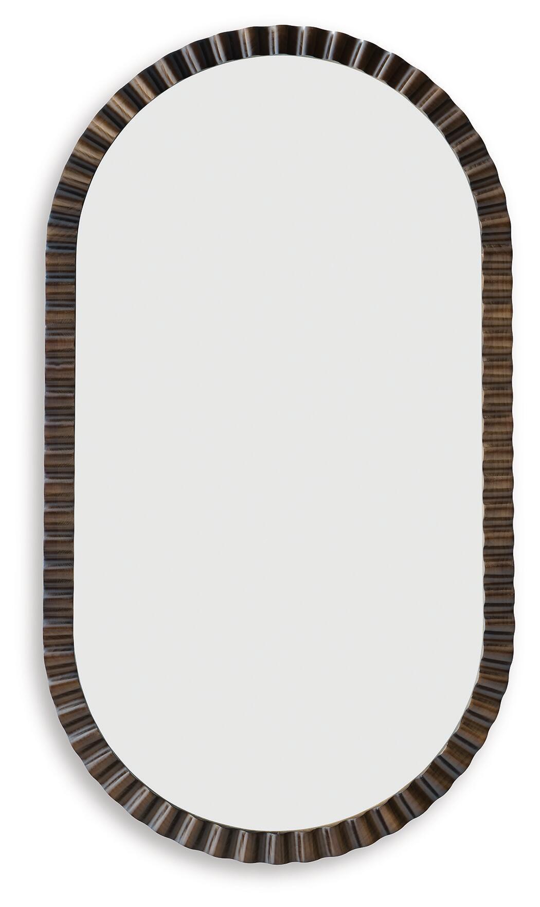 Clorington - Accent Mirror - Dark Brown by Ashley – Accent Mirrors