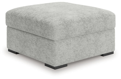 Cuddle Plush - Oversized Accent Ottoman - Arctic by Ashley – Accent Ottomans