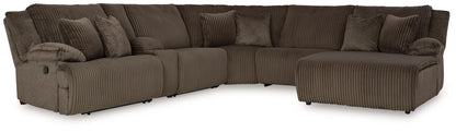 Top Tier - 6 Piece Reclining Sectional by Ashley – Reclining Sectionals