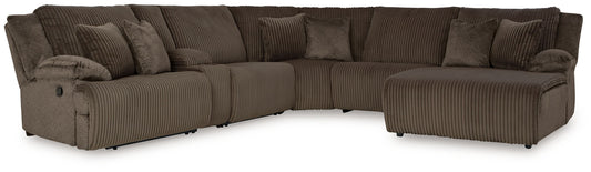 Top Tier - 6 Piece Reclining Sectional by Ashley – Reclining Sectionals