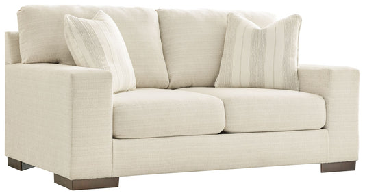 Maggie - Loveseat - Birch by Ashley – Stationary Loveseats
