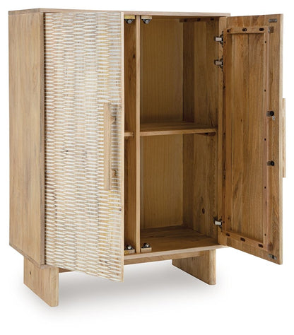 Dallinbury - Accent Cabinet - Natural / White Wash by Ashley – view 4