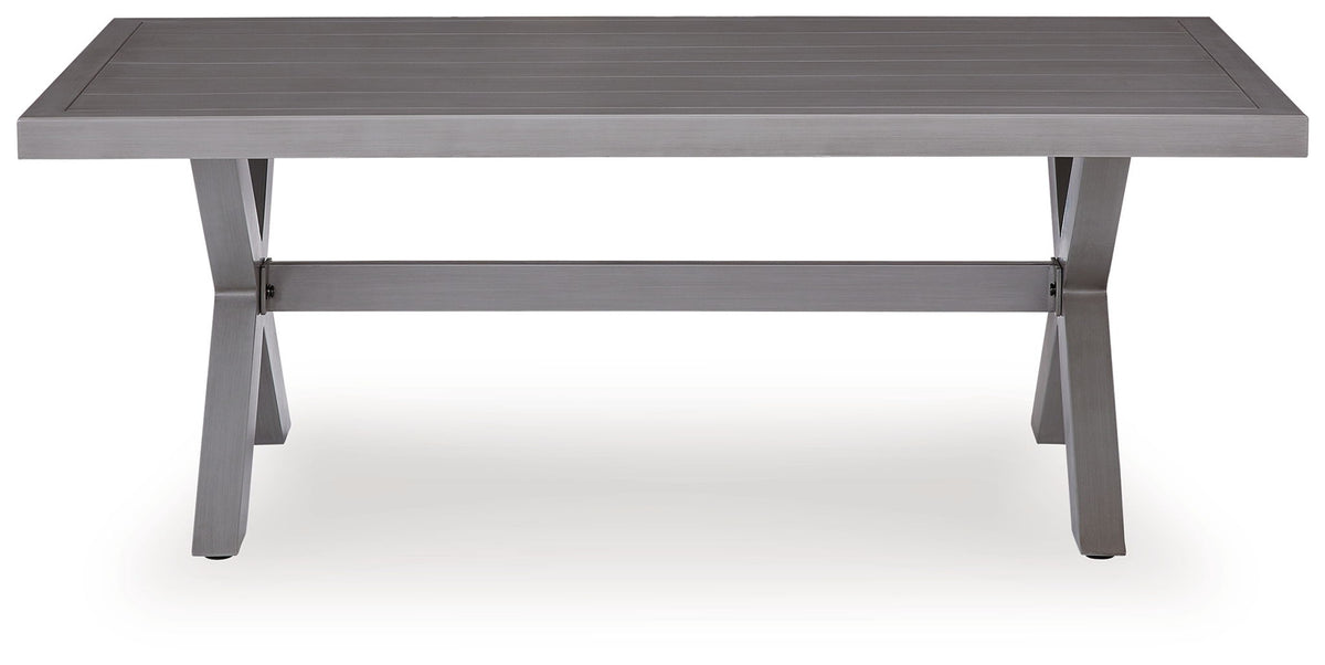 Half Moon Beach - Rectangular Cocktail Table - Gray by Ashley – view 3