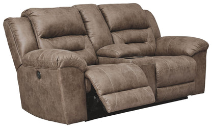 Stoneland - Power Reclining Loveseat by Ashley – view 2
