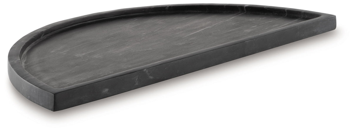Cortsen - Tray - Black by Ashley – Trays