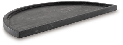 Cortsen - Tray - Black by Ashley – Trays