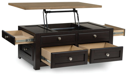Drazmine - Lift Top Cocktail Table - Brown by Ashley – view 4