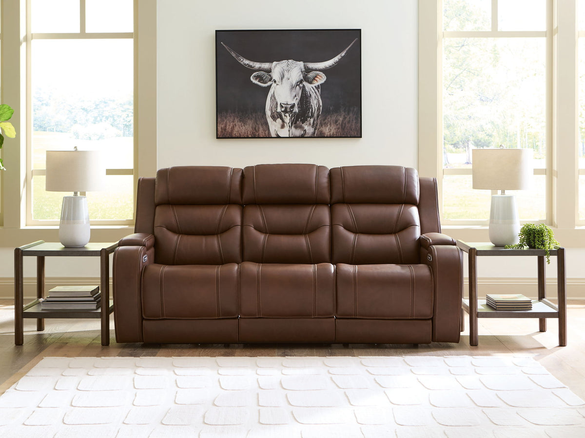 Knightington - Power Reclining Sofa With Audio Seating by Ashley – view 7