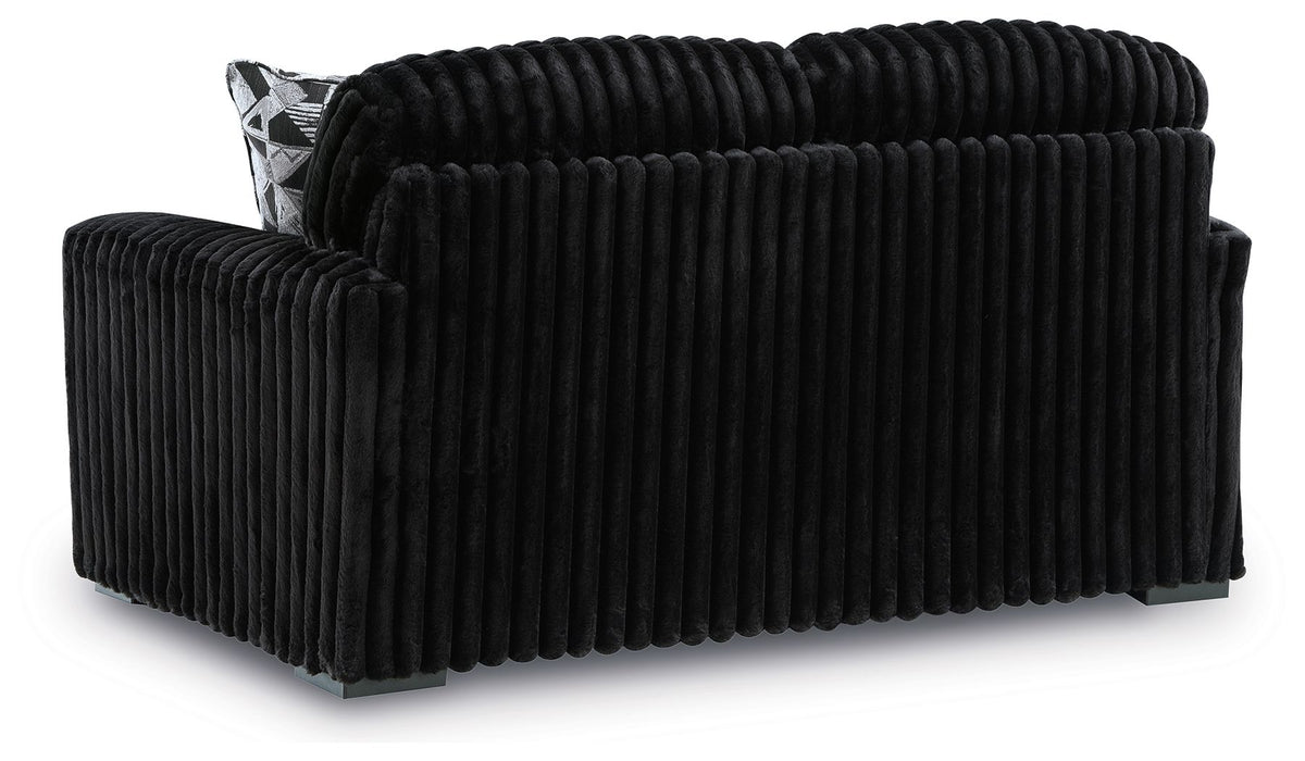 Midnight-Madness - Loveseat by Ashley – view 12