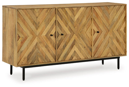 Cadewick - Accent Cabinet - Natural by Ashley – Accent Cabinets