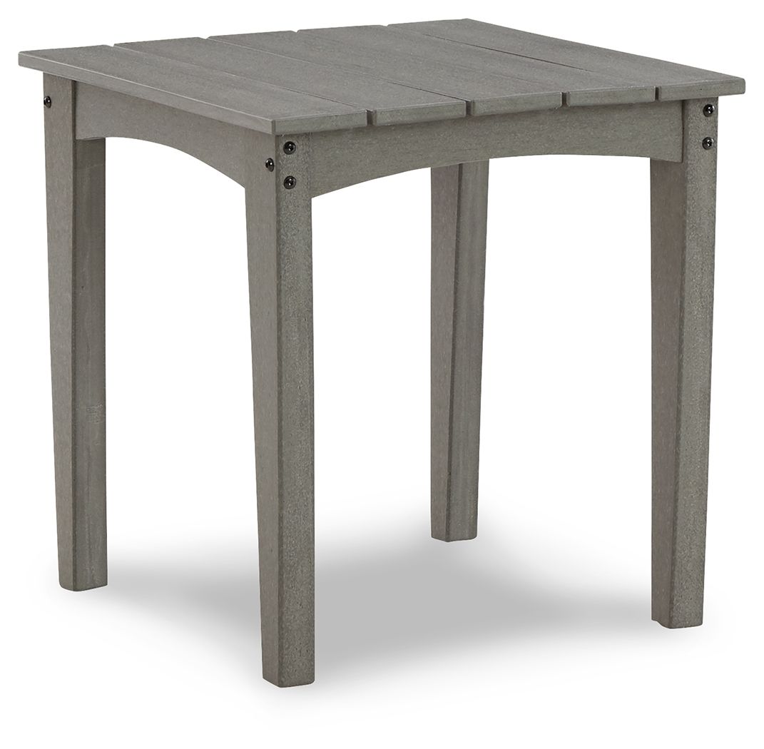 Visola - Square End Table - Gray by Ashley – End Tables