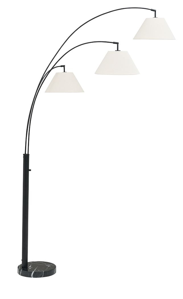 Gibbswellner - Metal Arc Lamp - Black by Ashley – view 3