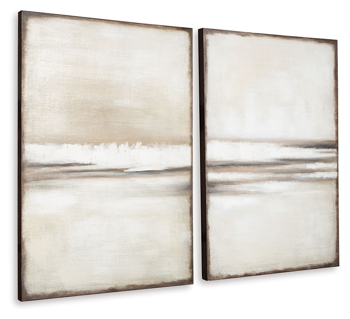 Brockdunn - Wall Art Set (Set of 2) - Tan / Brown by Ashley – view 4