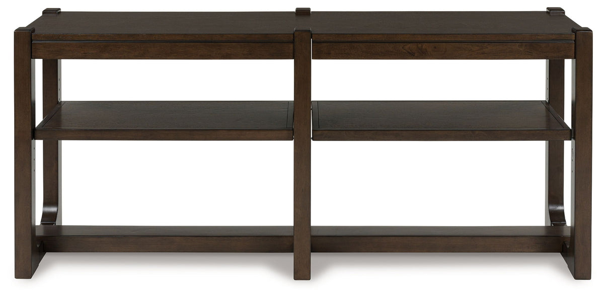 Breckington - Sofa Table - Dark Brown by Ashley – view 3