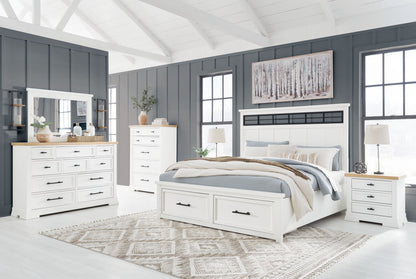 Ashbryn - Panel Storage Bedroom Set – 6 Piece Bedroom Sets
