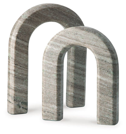 Keithton - Sculpture Set (Set of 2) - Taupe by Ashley – Sculptures & Figurines