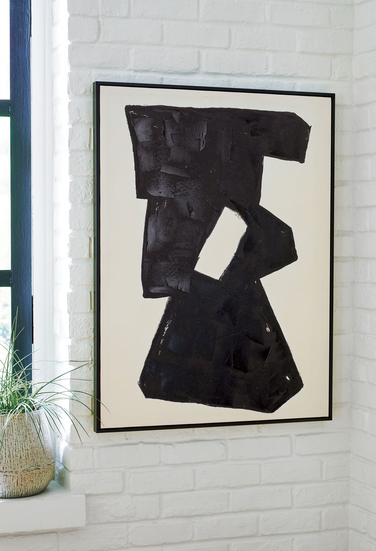 Garviery - Wall Art - Black / Cream by Ashley – view 3
