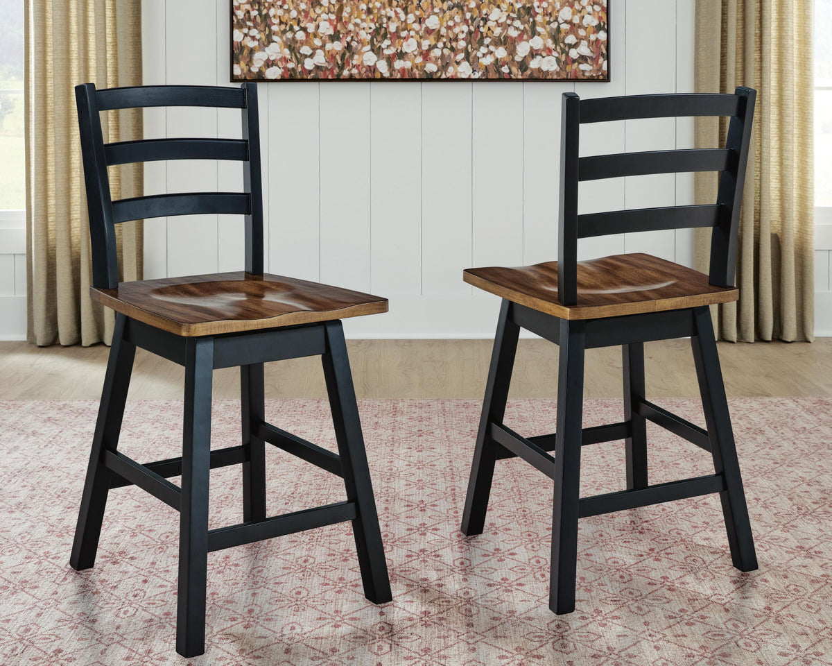 Wildenauer - Swivel Stool (Set of 2) by Ashley – view 8