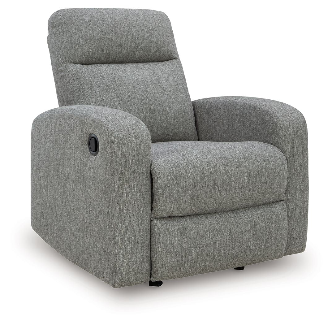Gauntlet - Rocker Recliner - Sterling by Ashley – Rocker Chairs