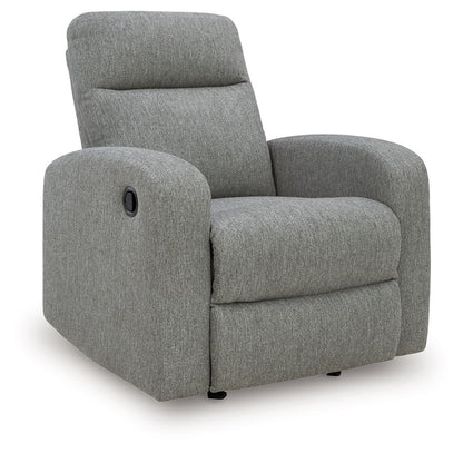 Gauntlet - Rocker Recliner - Sterling by Ashley – Rocker Chairs