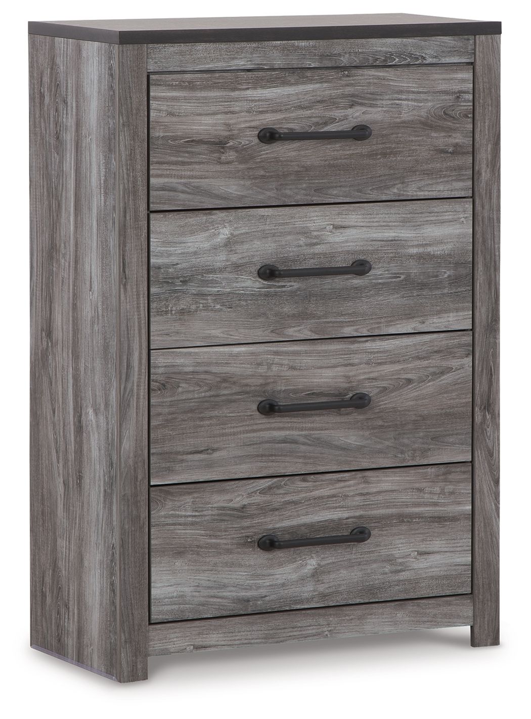 Bronyan - Four Drawer Chest - Dark Gray by Ashley – Accent Chests