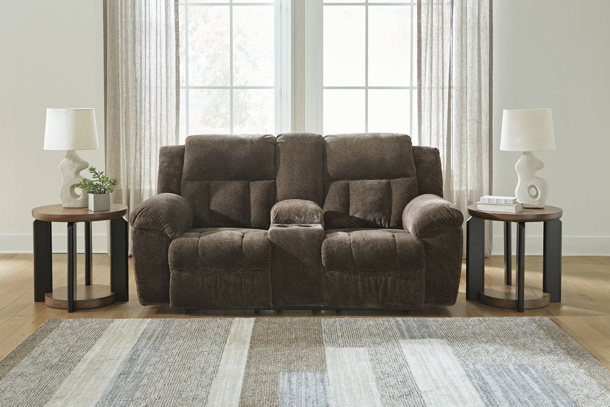 Frohn - Dbl Reclining Loveseat With Console by Ashley – view 6