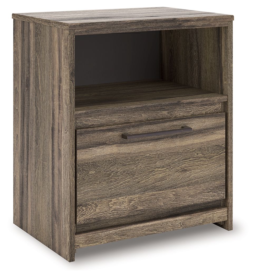 Elbrim - One Drawer Night Stand - Brown by Ashley – view 4