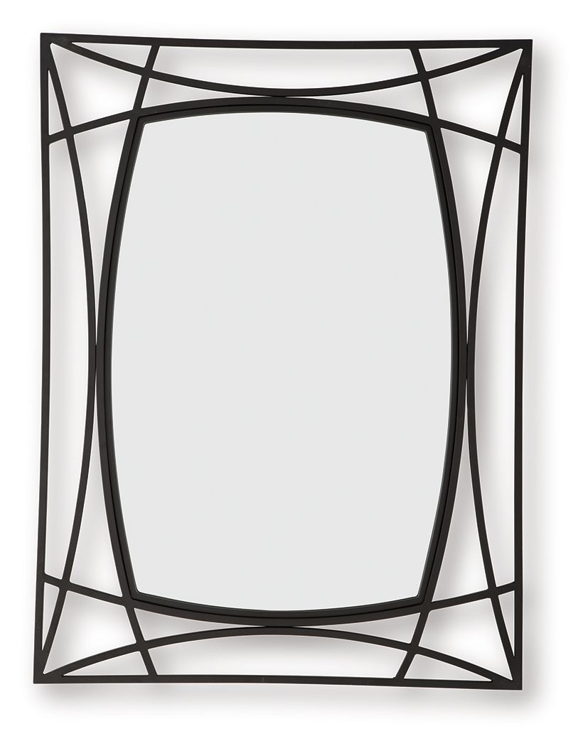 Freenville - Accent Mirror - Black by Ashley – Accent Mirrors