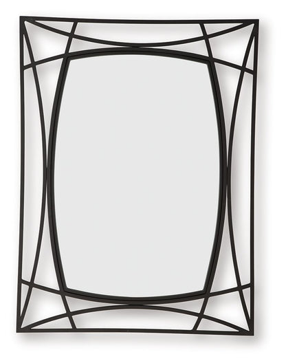 Freenville - Accent Mirror - Black by Ashley – Accent Mirrors