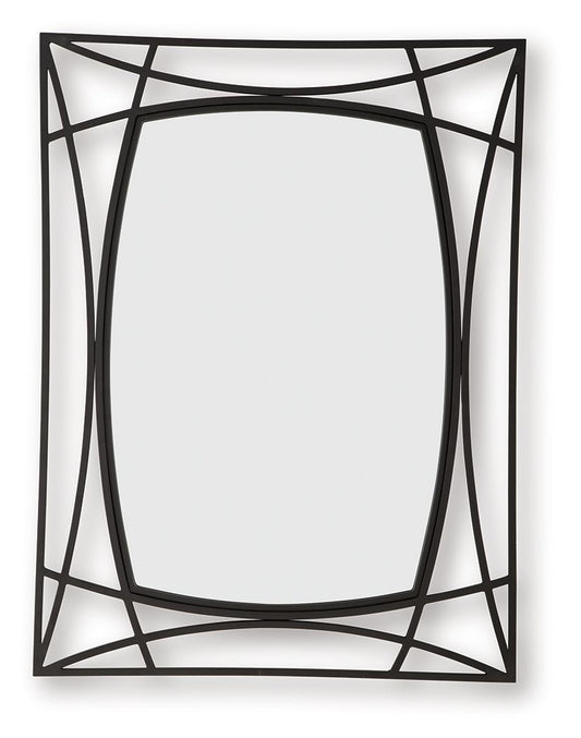 Freenville - Accent Mirror - Black by Ashley – Accent Mirrors