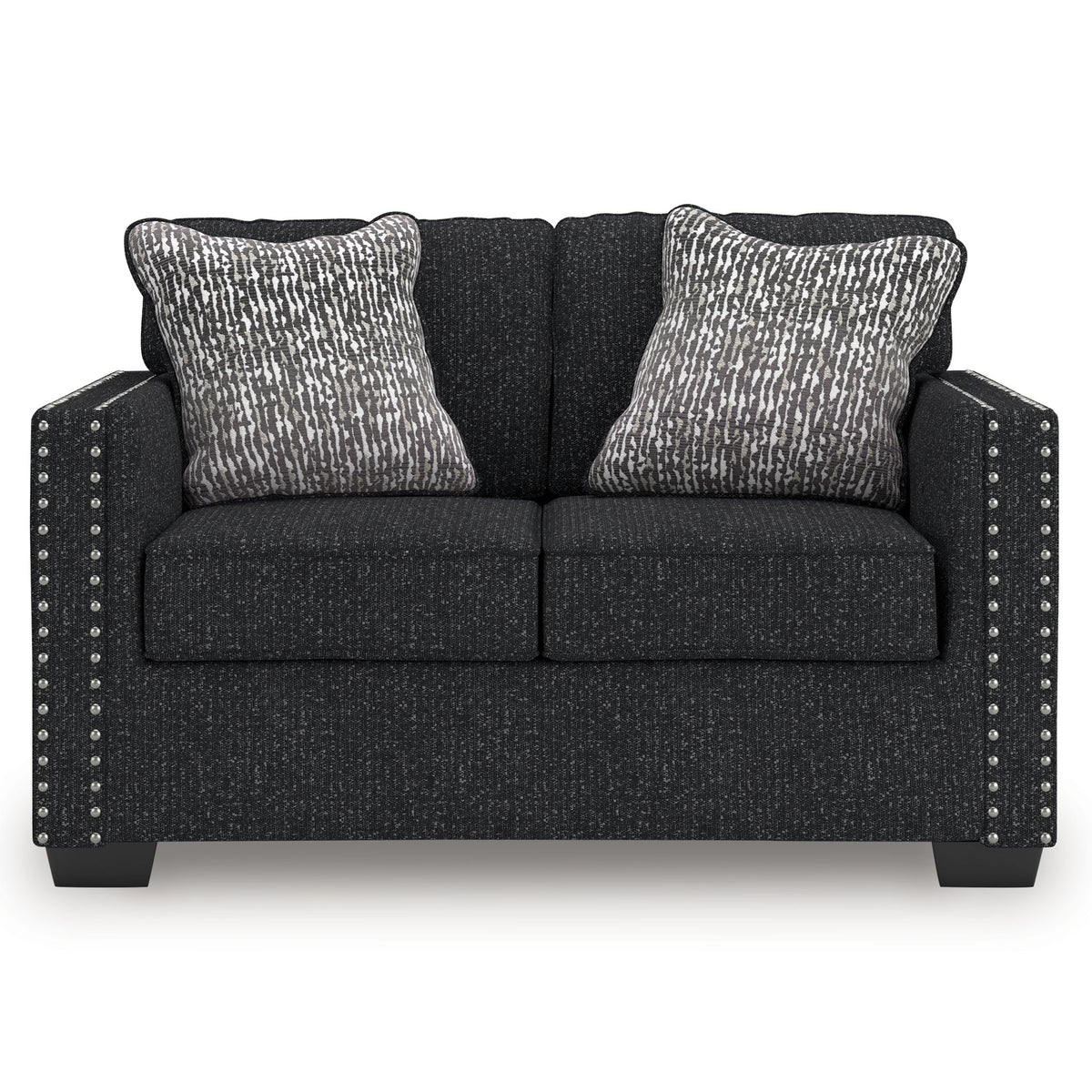 Jasmine Peaks - Loveseat - Coal – view 4