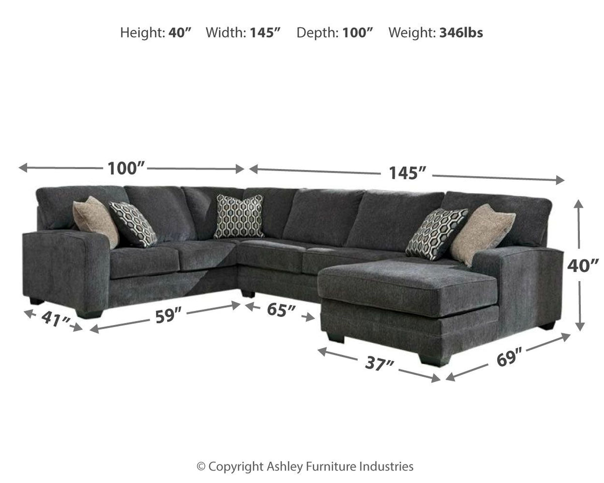 Tracling - 3 Piece Sectional – view 8
