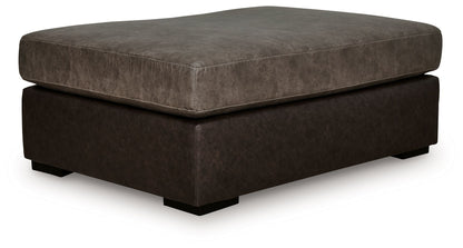 Castille Way - Oversized Accent Ottoman - Fossil by Ashley – Accent Ottomans