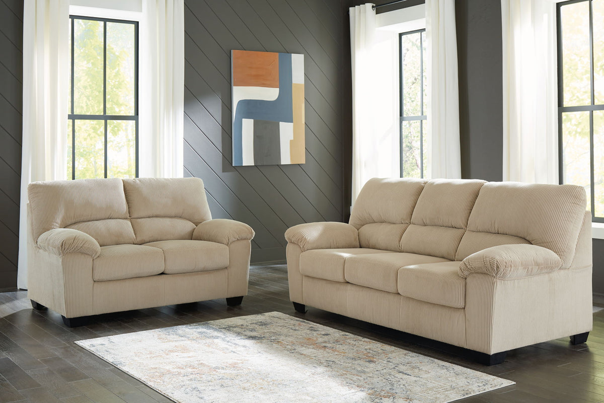 SimpleJoy - Living Room Set by Ashley – Stationary Sofas & Loveseats