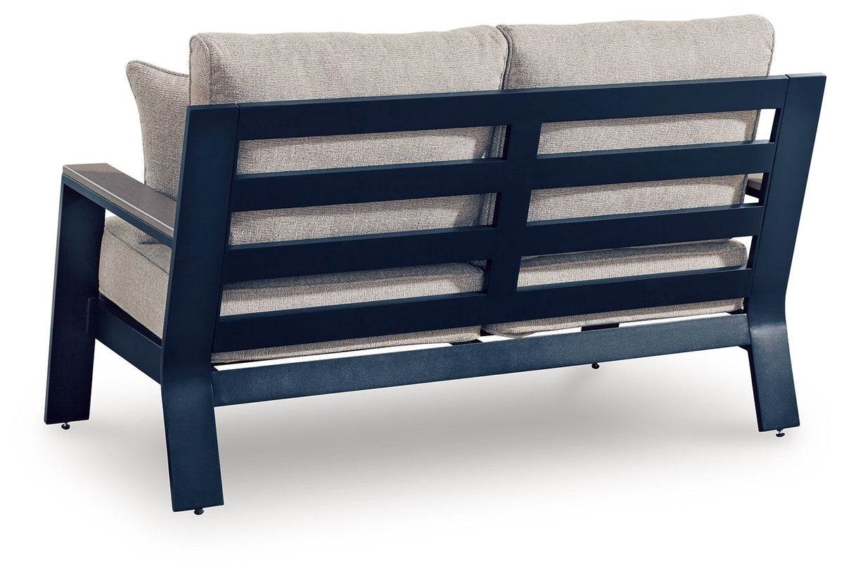 East Beach - Loveseat With Cushion - Blue by Ashley – view 3