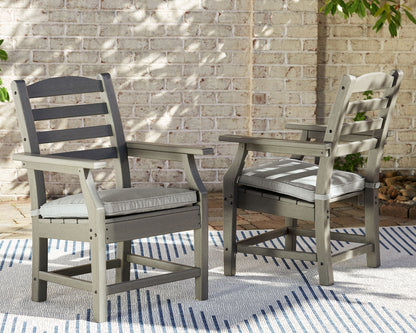 Visola - 7 Pc. - Dining Set with 6 Chairs - Gray by Ashley – view 4