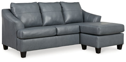 Genoa - Sofa Chaise - Steel by Ashley – Stationary Sofas